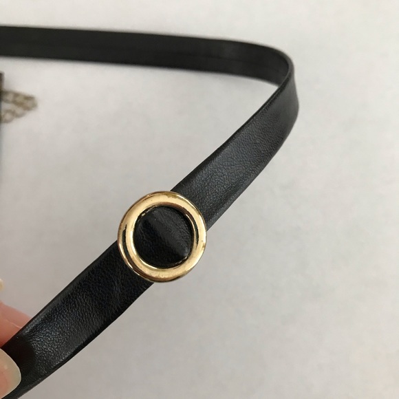 2 for $8 🌱 Faux Leather Choker Necklace - Picture 2 of 4